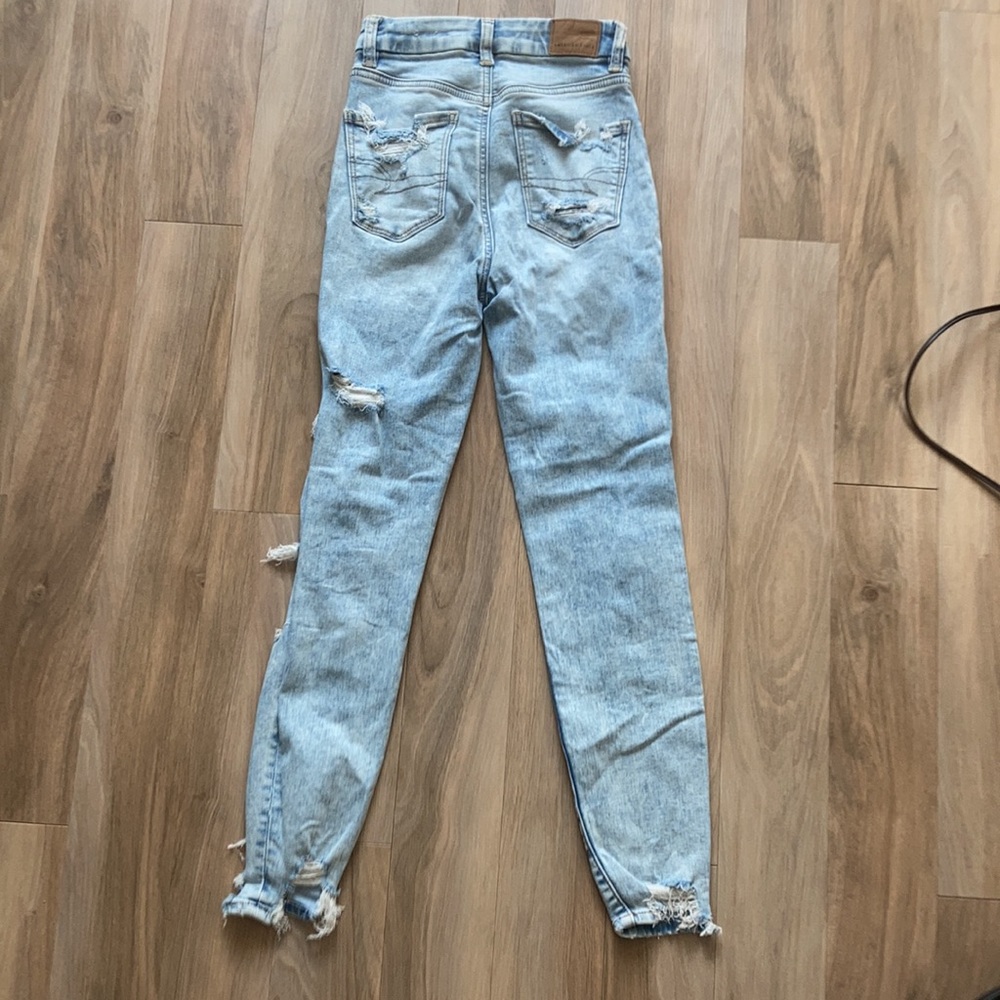 American Eagle Curvy super high rise jegging next level stretch size 00 short - Picture 11 of 17